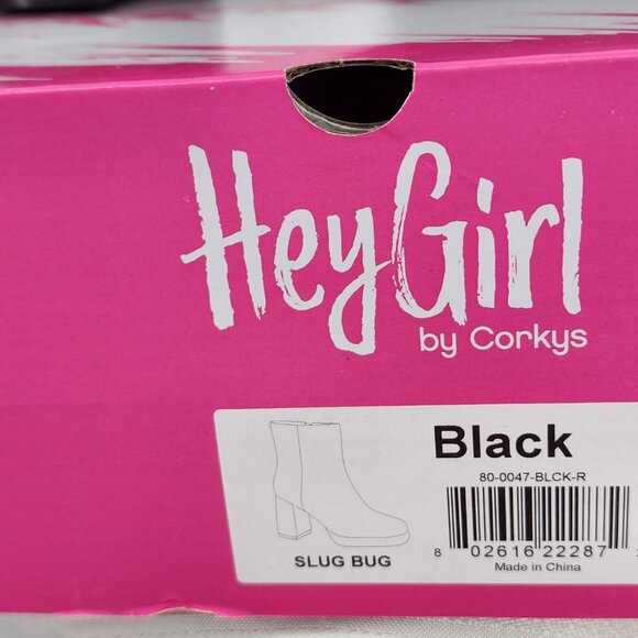 CORKYS Slug Bug Black Mid Calf Boots Sizes 9, 10, 11 NWT - Picture 12 of 12